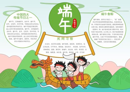 新端午节手抄报9